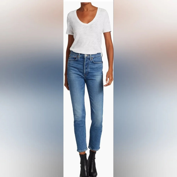 RE/DONE 90s High Rise Ankle Crop 24 - Picture 1 of 16